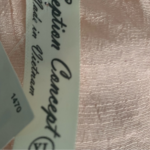 Pink Ruffled Tie Front Blouse - Picture 2 of 4